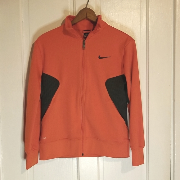Nike Dri-Fit Orange Jacket - Picture 1 of 6